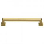 M Marcus Heritage Brass Square Vintage Design Cabinet Pull 254mm Centre to Centre